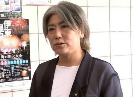 自分で散髪した田久保市長の写真