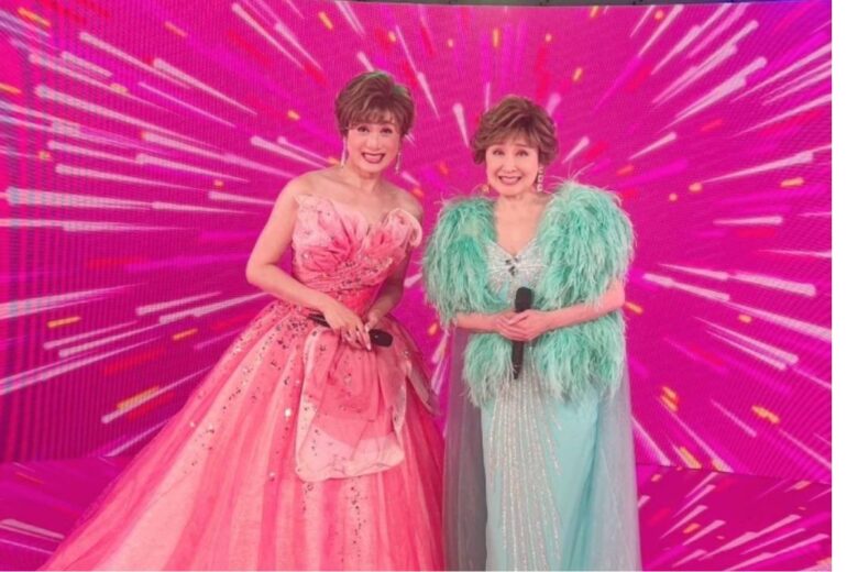 りょうと小林幸子の2ショット