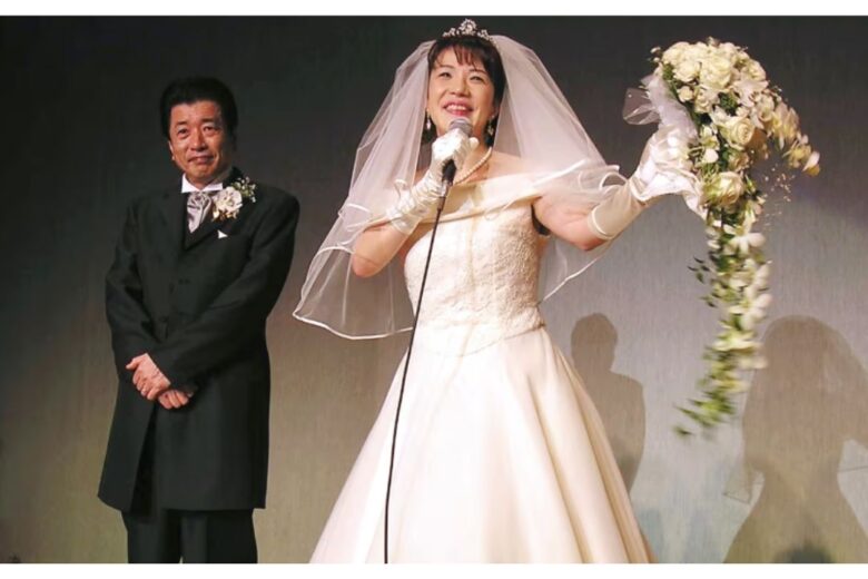 高市さんと山本拓さんの結婚披露宴の写真